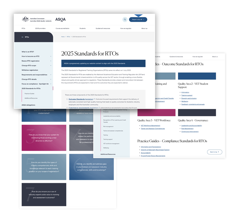 ASQA RTO Standards